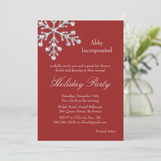 Een uitnodiging tot het indienen van een Red Offse (Staand voorkant)