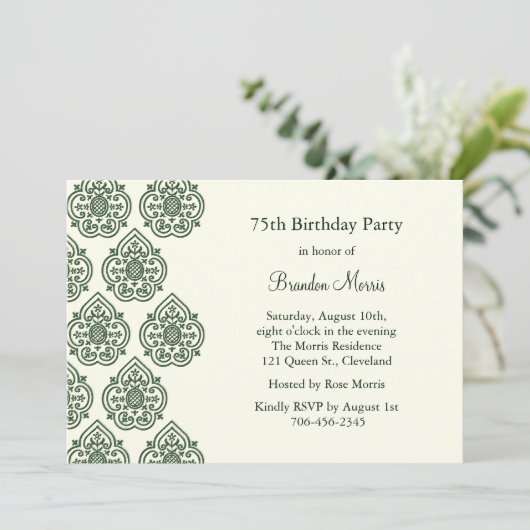 Een  uitnodiging tot vrijlating (Staand voorkant)