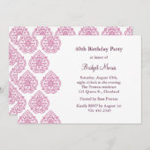 Een  uitnodiging tot vrijlating (Voorkant / Achterkant)