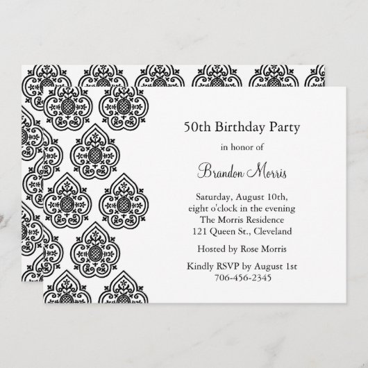 Een  uitnodiging tot vrijlating (Voorkant / Achterkant)