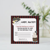 Een uitnodiging van de 'Pirate's Life for Me' (Staand voorkant)