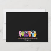 Een uitnodiging van een Monster Bash (Achterkant)