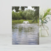 Een uitnodiging voor alle gelegenheden voor uw eve (Staand voorkant)