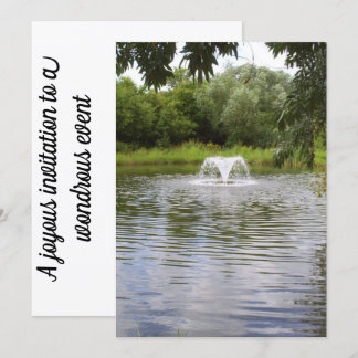 Een uitnodiging voor alle gelegenheden voor uw eve