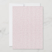 Een uitnodiging voor Bunny Birthday Party (Achterkant)