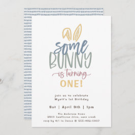 Een uitnodiging voor Bunny Birthday Party