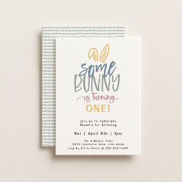 Een uitnodiging voor Bunny Birthday Party