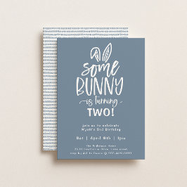 Een uitnodiging voor Bunny Birthday Party