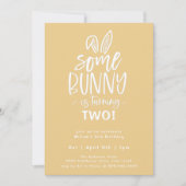 Een uitnodiging voor Bunny Birthday Party (Voorkant)