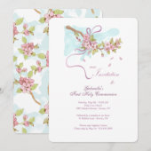 Een uitnodiging voor de Eerste Heilige Communie (Voorkant / Achterkant)