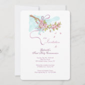 Een uitnodiging voor de Eerste Heilige Communie (Voorkant)