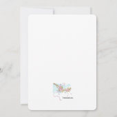 Een uitnodiging voor de Eerste Heilige Communie (Achterkant)