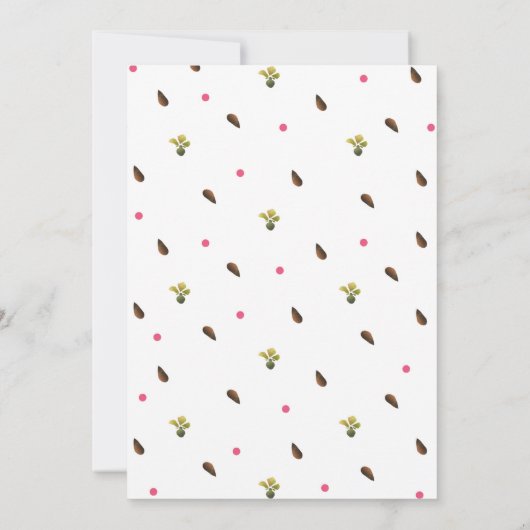 Een uitnodiging voor de verjaardag van Watermeloen (Achterkant)