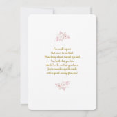 Een uitnodiging voor een Baby shower met een klein (Achterkant)