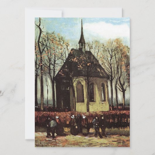 Een uitnodiging voor een bruiloft in een land (Achterkant)