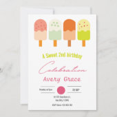 Een uitnodiging voor een feestelijke zomervakantie (Voorkant)