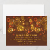 Een uitnodiging voor een glitzy Vakfeest (Voorkant / Achterkant)
