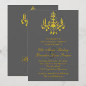 Een uitnodiging voor een grote ballroomweddenschap (Voorkant / Achterkant)