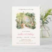 Een uitnodiging voor een Kind met een mager vliege (Staand voorkant)