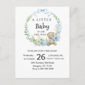 Een uitnodiging voor een klein baby shower (Voorkant)