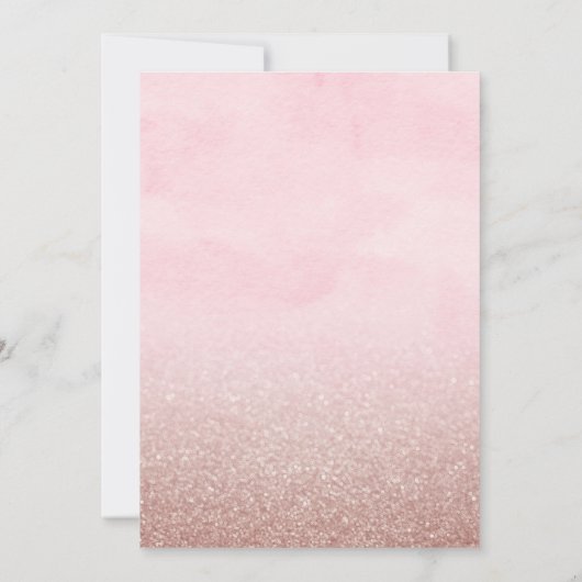 Een uitnodiging voor een klein baby shower (Achterkant)