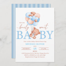 Een uitnodiging voor een klein baby shower