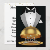 Een uitnodiging voor een koninklijke viering (Voorkant / Achterkant)