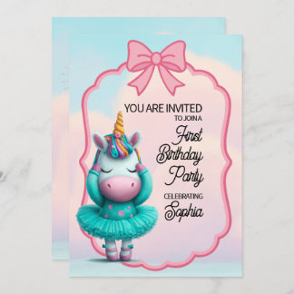 Een uitnodiging voor een Magische Unicorn Birthday