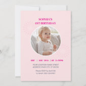 Een uitnodiging voor een Magische Unicorn Birthday (Achterkant)