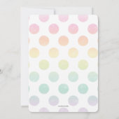 Een uitnodiging voor een Magische Unicorn Birthday (Achterkant)