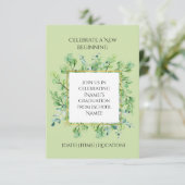 Een uitnodiging voor een nieuw Afstuderen (Staand voorkant)