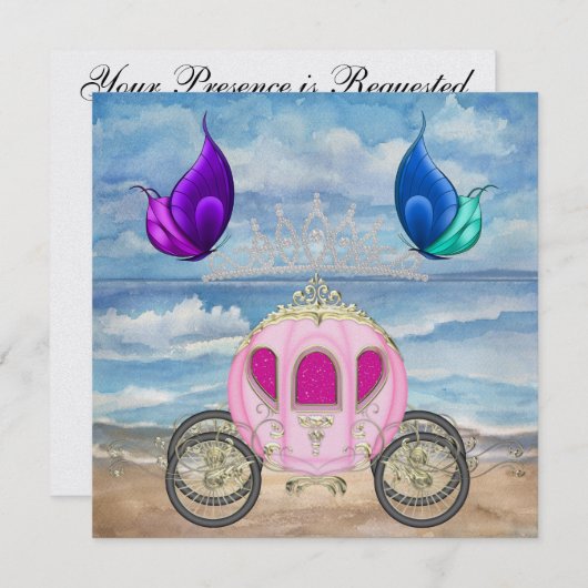 Een uitnodiging voor een Royal Event (Voorkant / Achterkant)