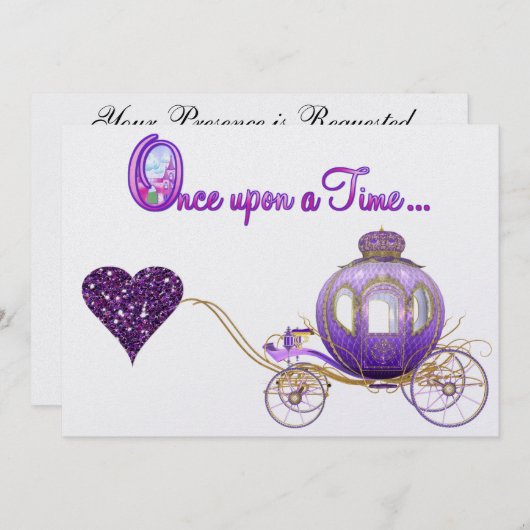 Een uitnodiging voor een Royal Event (Voorkant / Achterkant)