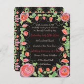 Een uitnodiging voor een Super Sweet Mini Wedding (Voorkant / Achterkant)