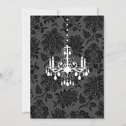 Een uitnodiging voor een Victoriaans bruiloft in D (Achterkant)