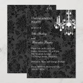 Een uitnodiging voor een Victoriaans servicepartij (Voorkant / Achterkant)