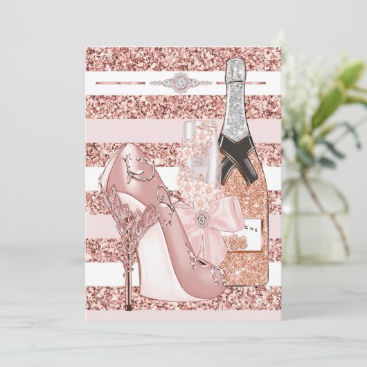 Een uitnodiging voor een viering (Staand voorkant)