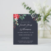 Een uitnodiging voor favoriete feestdagen (Staand voorkant)