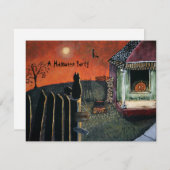 Een uitnodiging voor het uitzenden van een hauning (Voorkant / Achterkant)