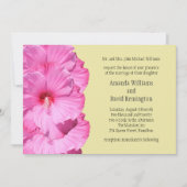 Een uitnodiging voor Tropisch huwelijk (geel) (Voorkant)