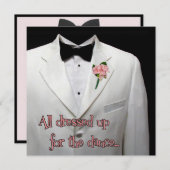 Een uitnodiging voor witte sportcoatingapparatuur (Voorkant / Achterkant)