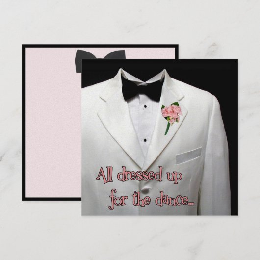 Een uitnodiging voor witte sportcoatingapparatuur (Voorkant / Achterkant)