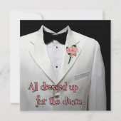 Een uitnodiging voor witte sportcoatingapparatuur (Voorkant)