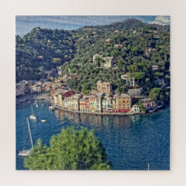 Een Uitzicht aan Portofino, Italia - 20x20 - 676 p Legpuzzel