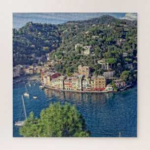 Een Uitzicht aan Portofino, Italia - 20x20 - 676 p Legpuzzel