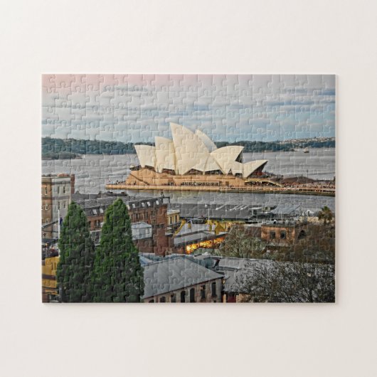 Een Uitzicht aan Sydney Opera House - 11x14 - 252 Legpuzzel (Horizontaal)