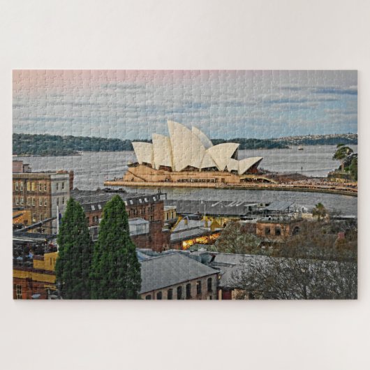 Een Uitzicht aan Sydney Opera House - 20x30 - 1014 Legpuzzel (Horizontaal)