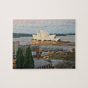 Een Uitzicht aan Sydney Opera House - 8 x 10 - 110 Legpuzzel