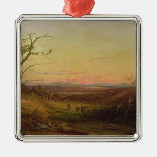 Een Uitzicht Adelaide op Sunset Metalen Ornament (Voorkant)
