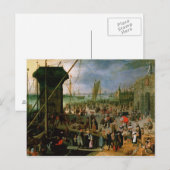 Een Uitzicht Antwerpse haven Briefkaart (Voorkant / Achterkant)